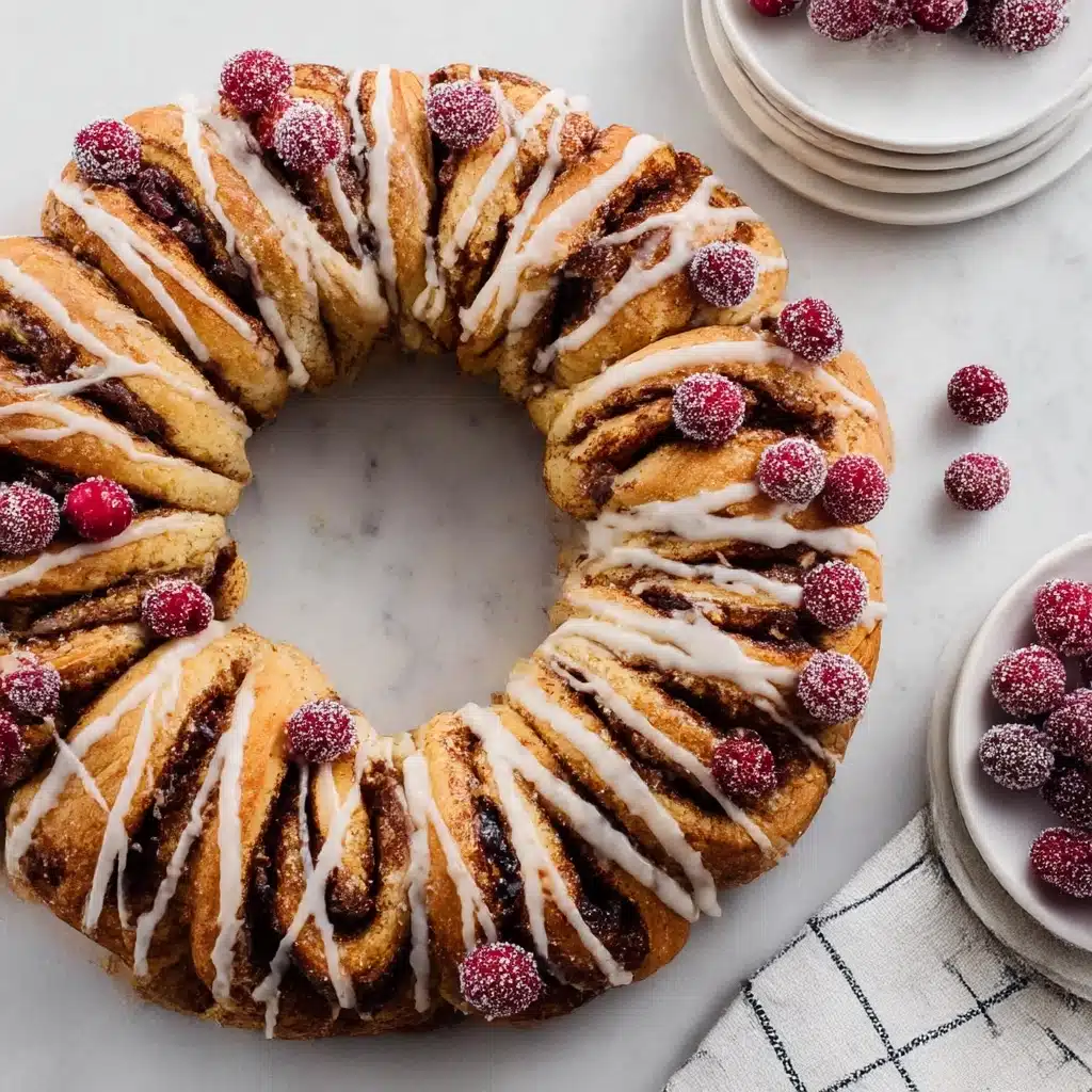 Gluten-Free Cinnamon Roll Wreath Recipe - Recipe Image