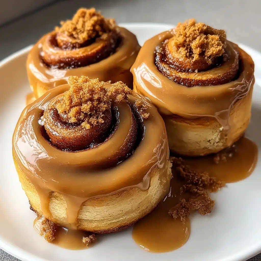 Biscoff Cookie Butter Cinnamon Rolls Recipe - Recipe Image