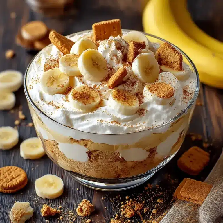 Biscoff Banana Pudding with Caramel