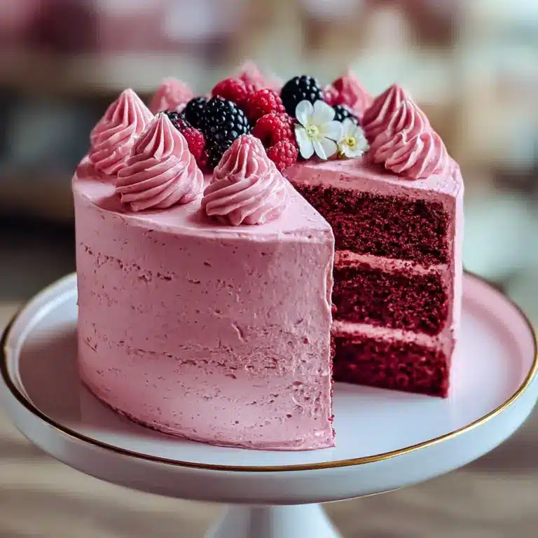 Mother’s Day Pink Velvet Cake Recipe