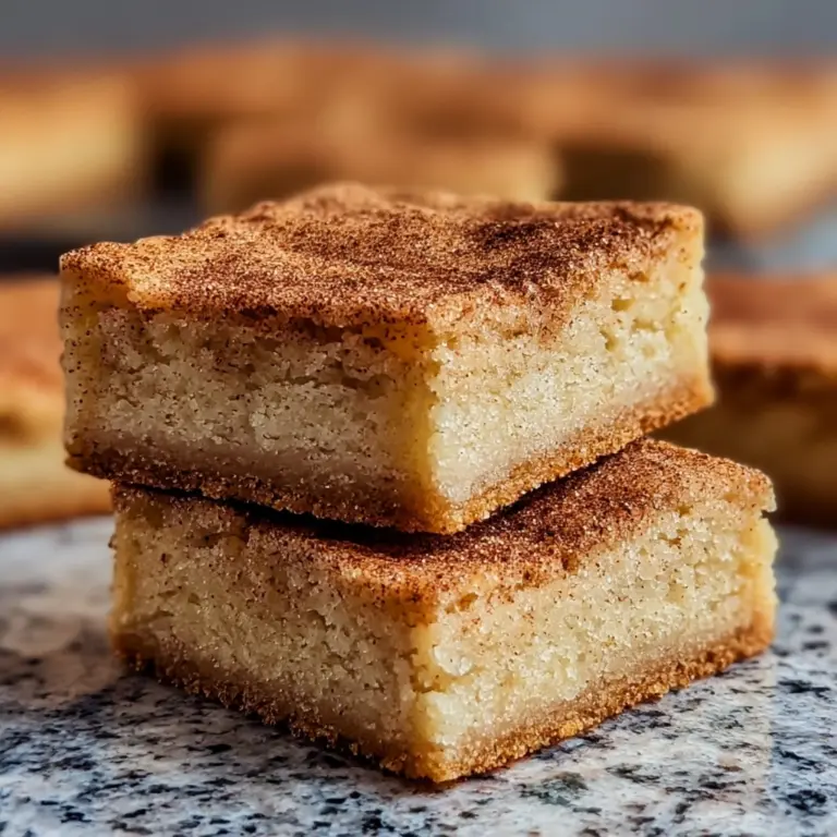 Chewy Snickerdoodle Cookie Bars Recipe