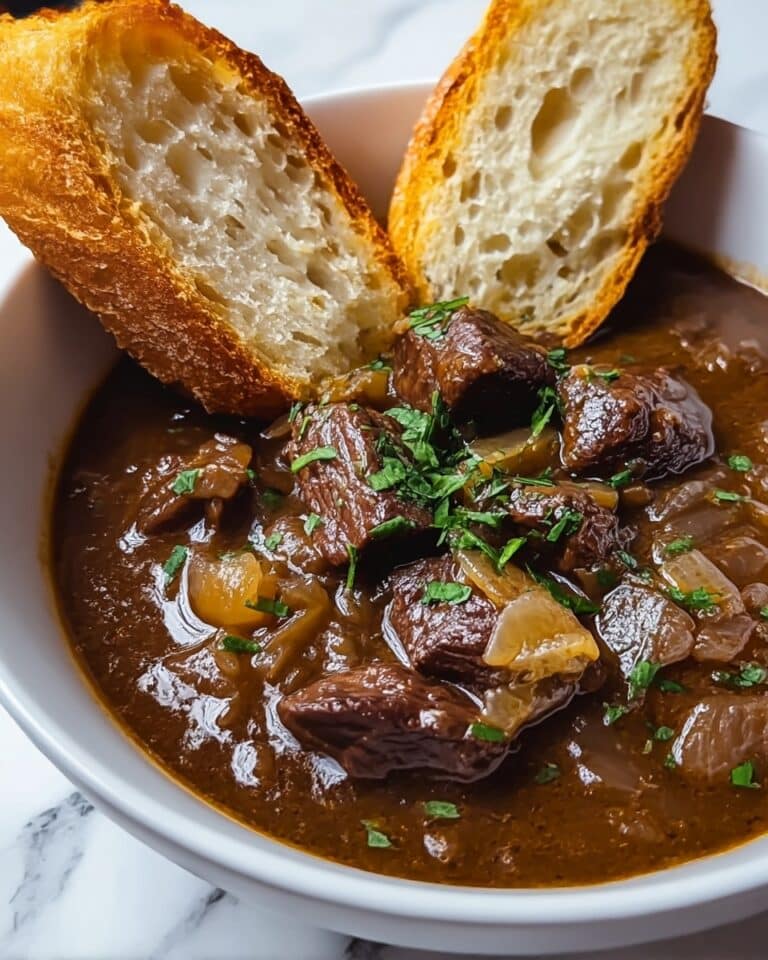 French Onion Beef Short Rib Soup Recipe