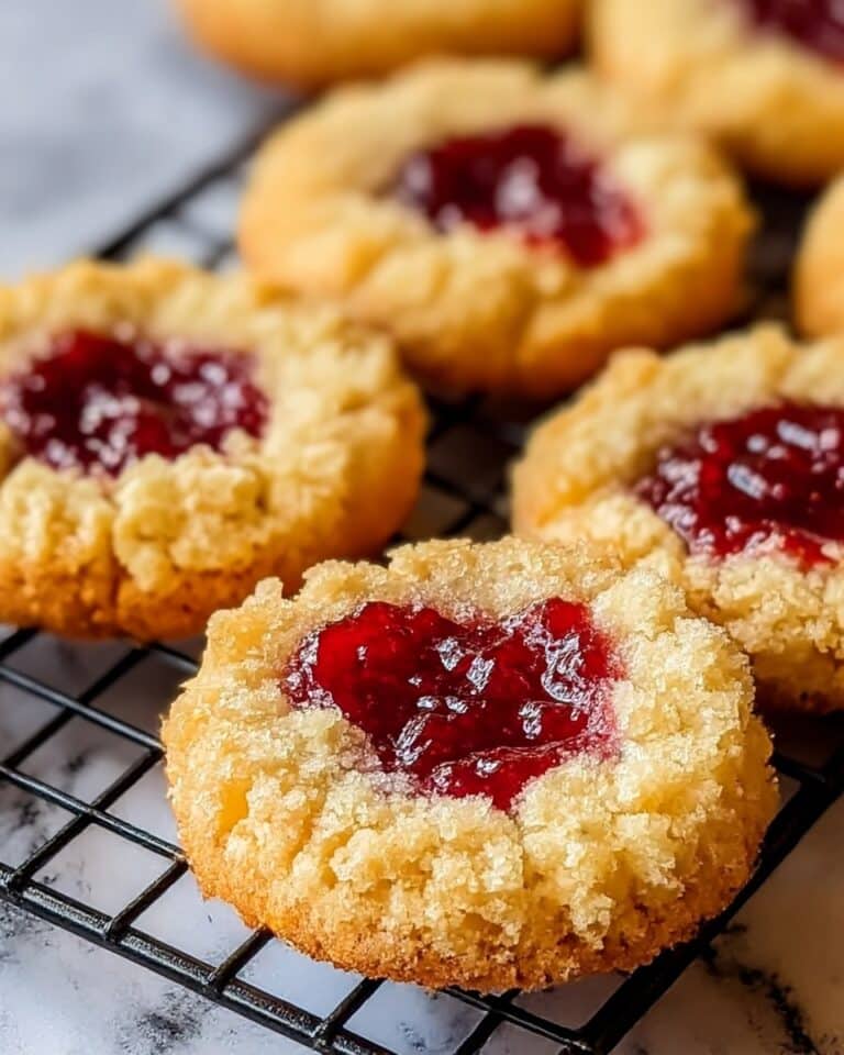 Buttery Raspberry Crumble Cookies Recipe