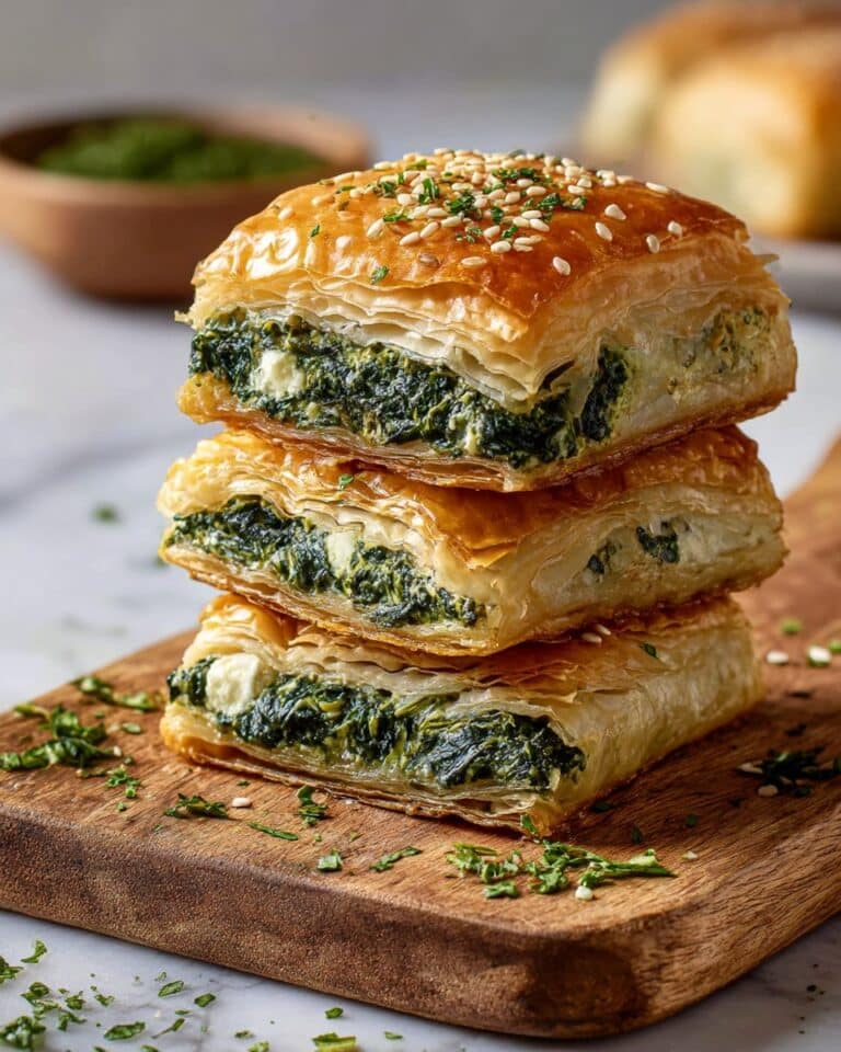 Flaky Spinach & Feta Puff Pastry Appetizer Recipe
