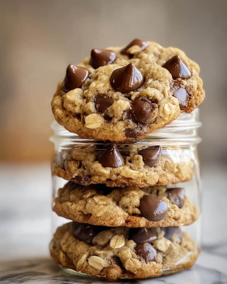 Peanut Butter Oatmeal Chocolate Chip Cookies Delight Recipe
