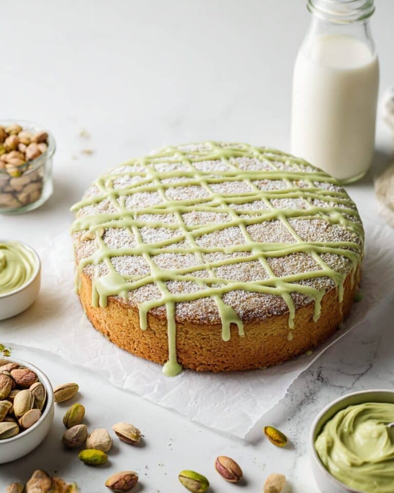 Vegan Pistachio Coffee Cake Recipe