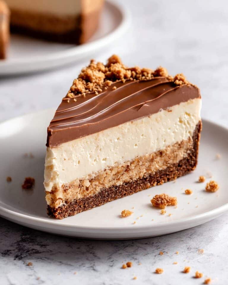 No Bake Biscoff Cheesecake Recipe