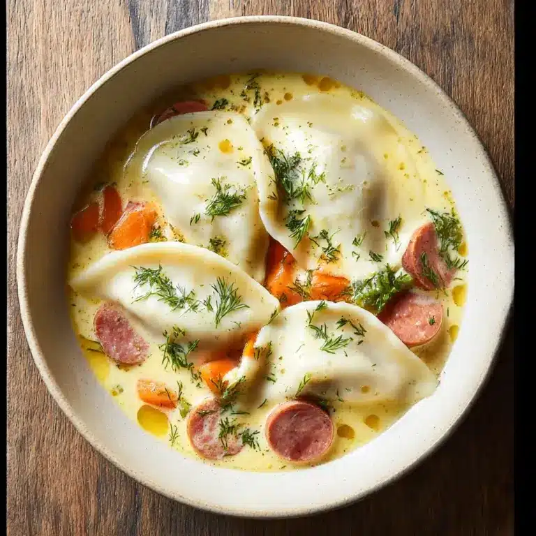 Pierogi Dill Soup Recipe