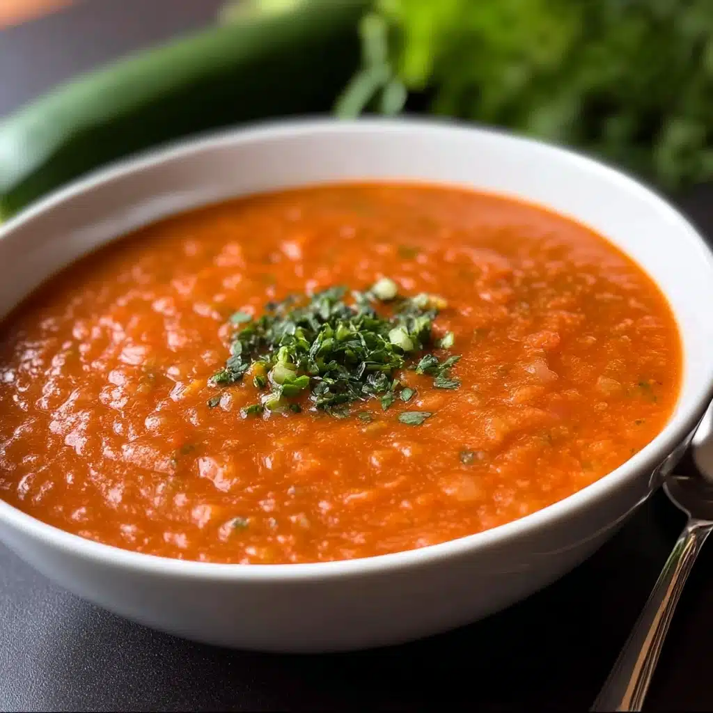 Zucchini Tomato Soup Recipe - Recipe Image