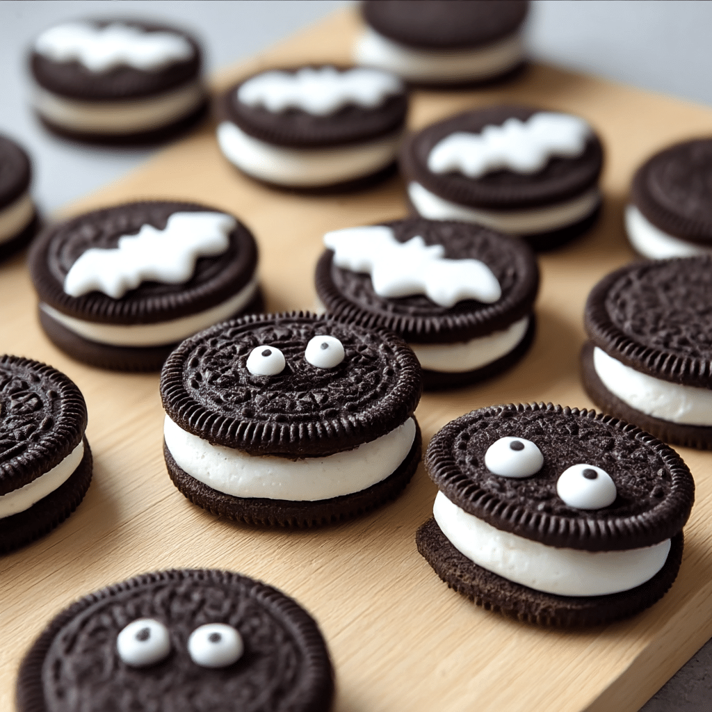 Bat Oreos: Fun No-Bake Halloween Treats for Everyone! Recipe - Recipe Image
