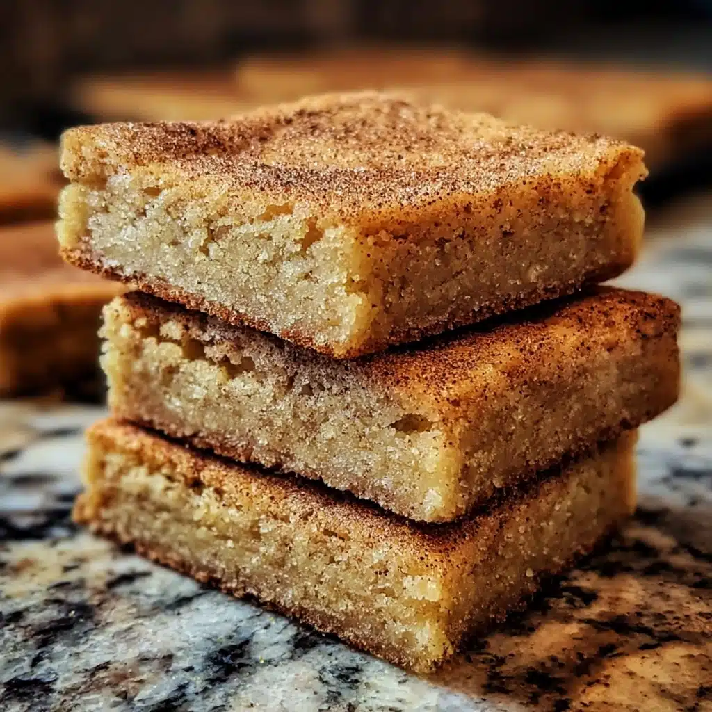 Chewy Snickerdoodle Cookie Bars Recipe - Recipe Image