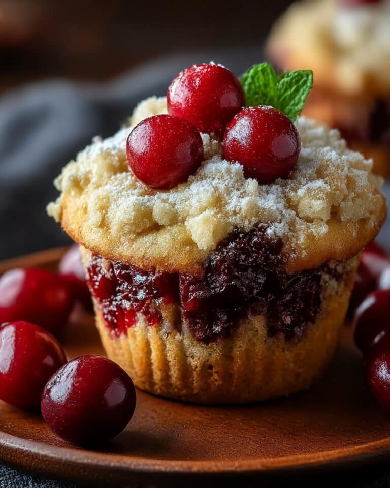 Cherry Cobbler Muffins Recipe