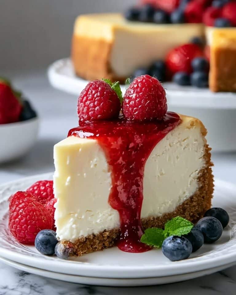 Creamy New York Cheesecake Recipe
