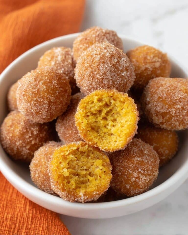 Easy Bisquick Pumpkin Donut Holes Recipe