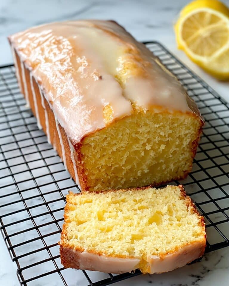 Healthy Greek Yogurt Lemon Loaf Cake Recipe