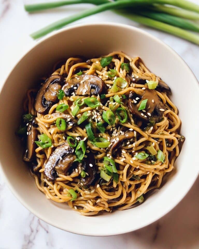 Mushroom Ramen Noodles Recipe