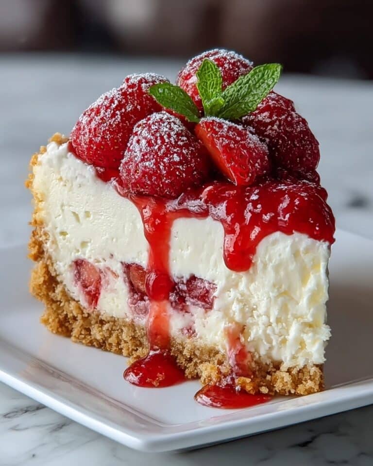 Strawberry Crunch Cheesecake Recipe