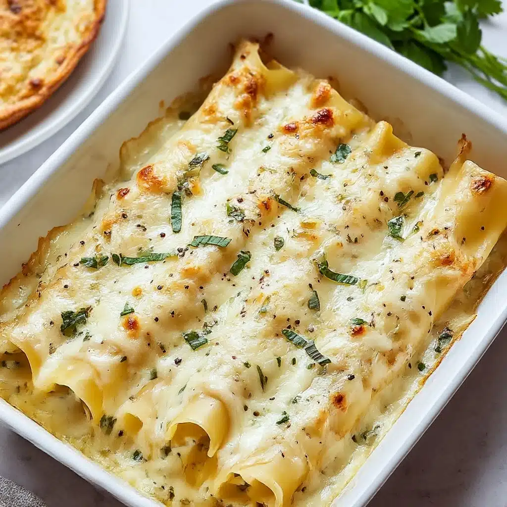 Chicken Manicotti Alfredo Recipe - Recipe Image