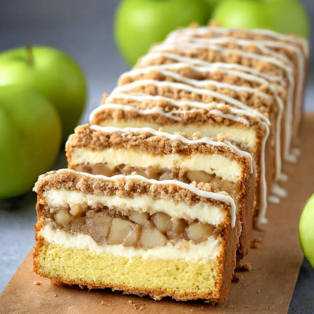 Apple Crisp Cheesecake Bread Recipe - Recipe Image