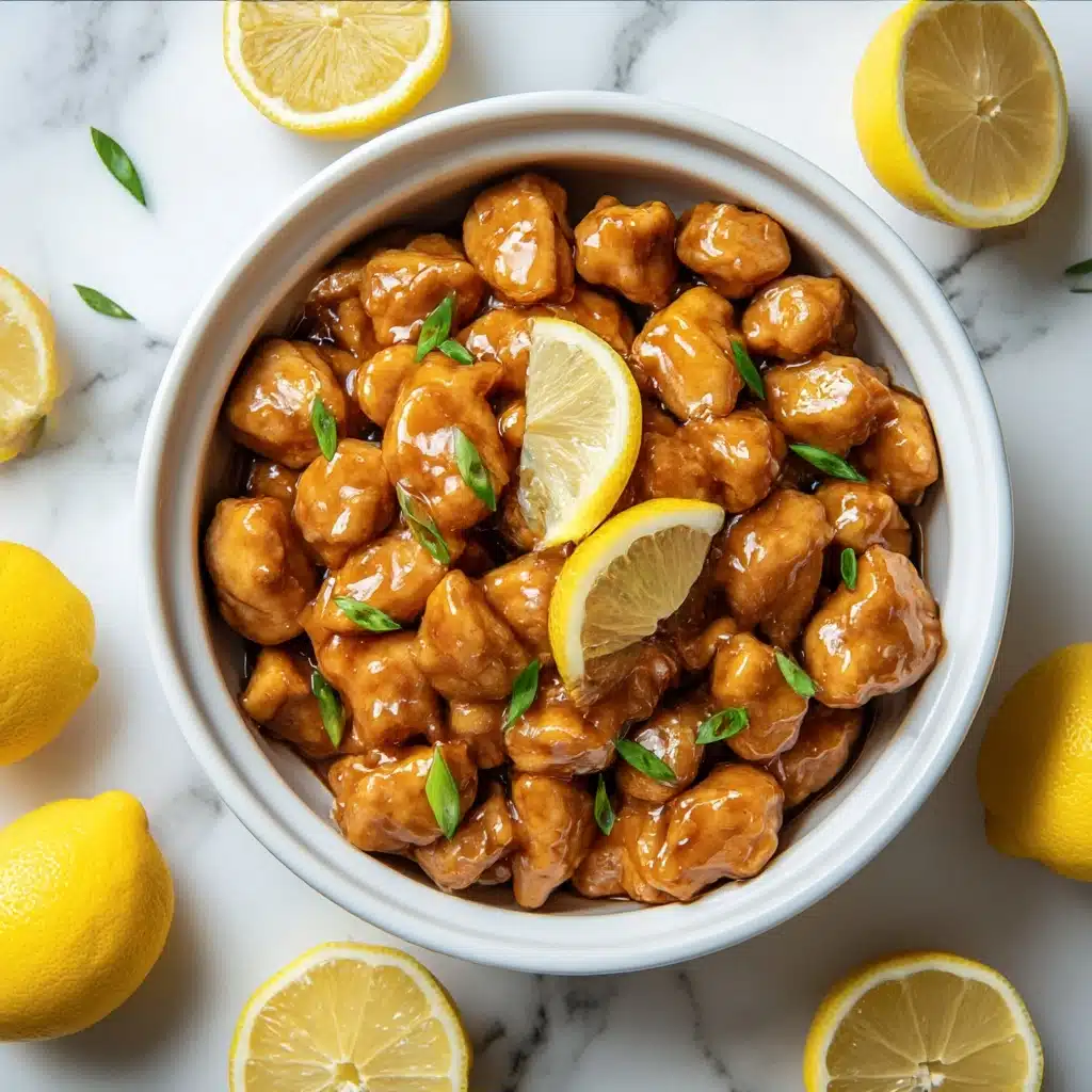 Crockpot Chinese Lemon Chicken Recipe - Recipe Image