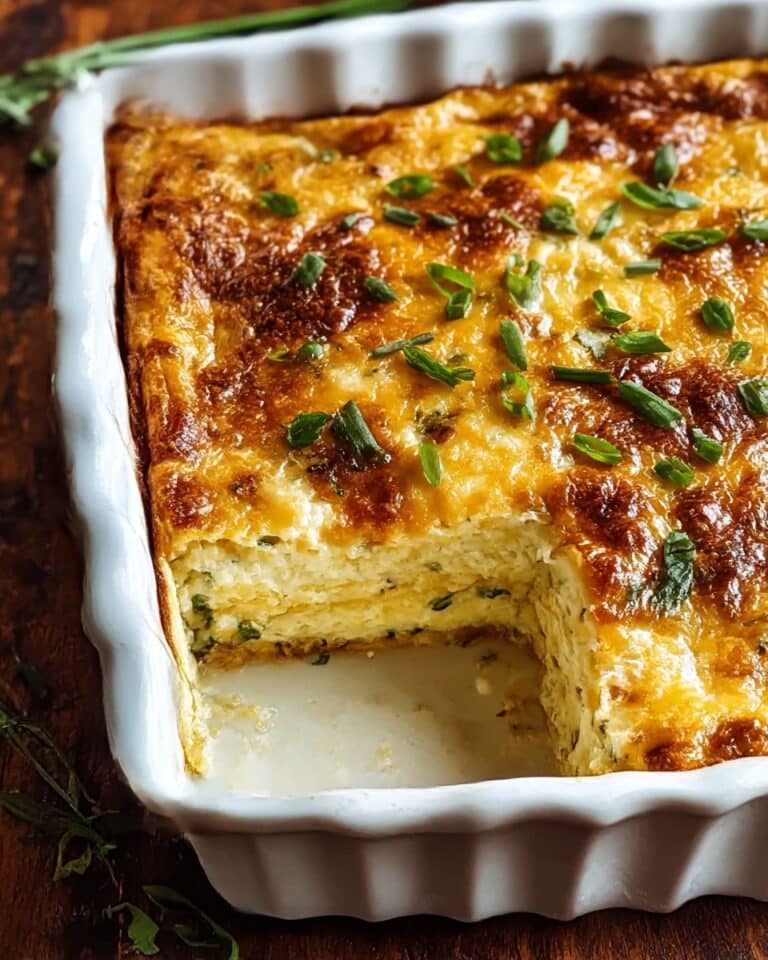 Savory Cottage Cheese & Egg Casserole Recipe
