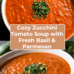 Zucchini Tomato Soup Recipe