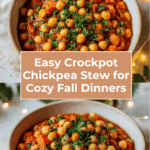 Crockpot Chickpea Stew Recipe