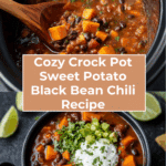 Crock Pot Sweet Potato Black Bean Chili Recipe