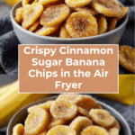 Cinnamon Sugar Air Fryer Banana Chips Recipe