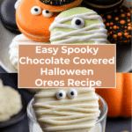 Easy Spooky Chocolate Covered Halloween Dipped Oreos Recipe