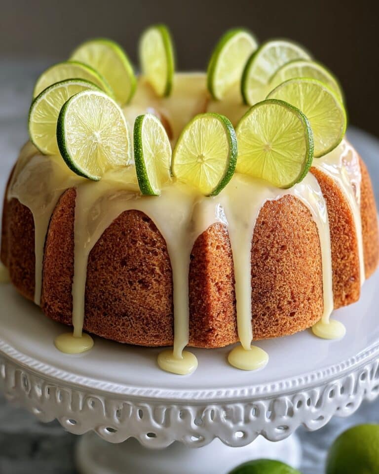 Moist & Tangy Key Lime Pound Cake Recipe