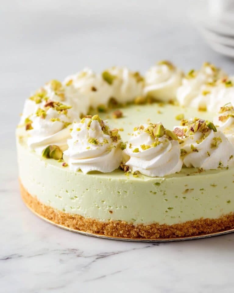 Easy No-Bake Pistachio Cheesecake Recipe