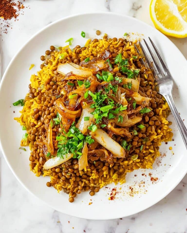 Mujadara (Lentils and Rice) Recipe