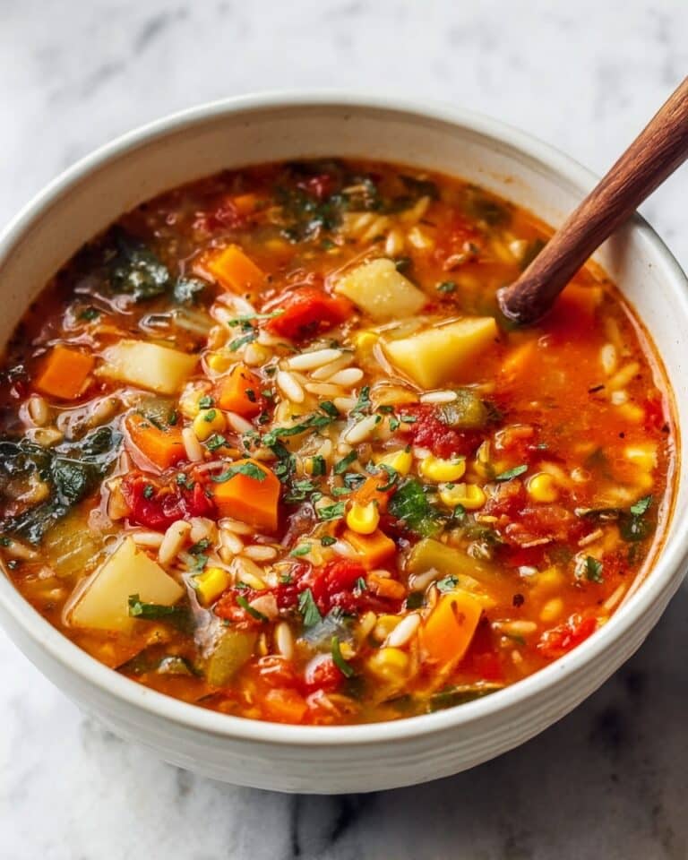 Vegetable Orzo Soup + Easy & Healthy Recipe
