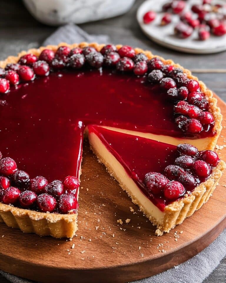 Irresistible Cranberry Curd Tart Recipe for the Holidays Recipe