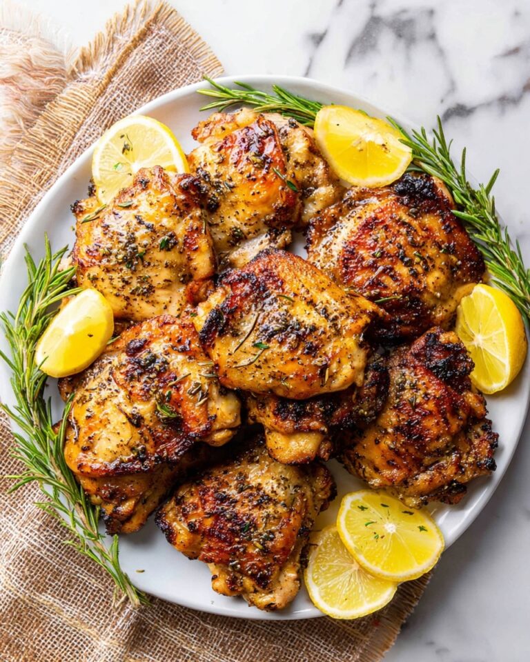 Lemon & Garlic Greek Marinated Chicken Recipe