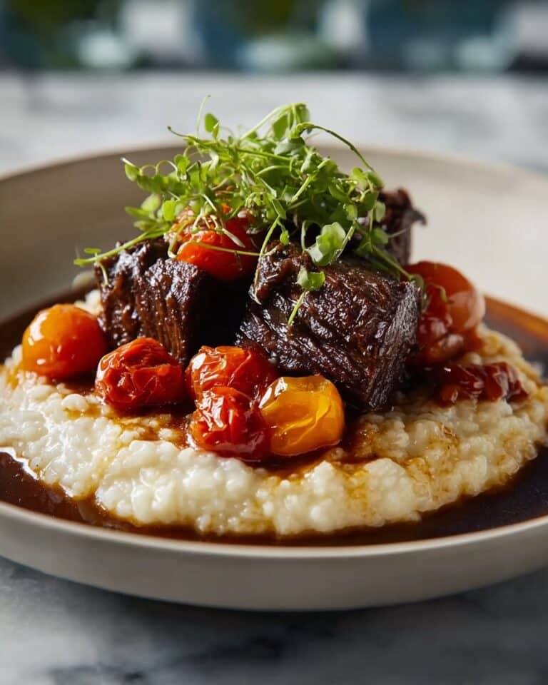 Italian Pot Roast with Parmesan Risotto Recipe