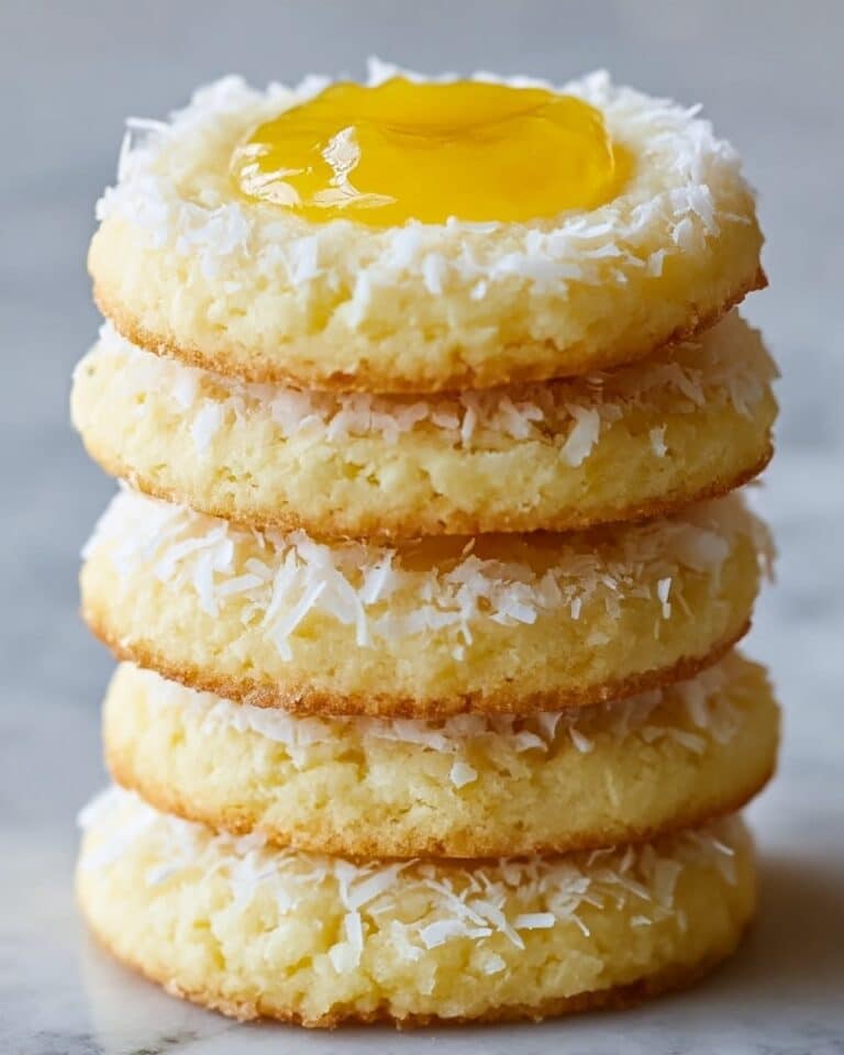 Easy Hawaiian Pineapple Coconut Thumbprint Cookies Recipe