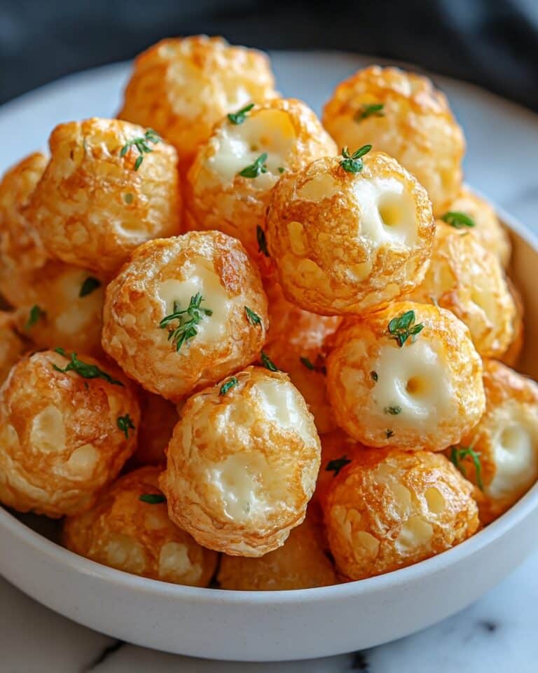 Keto Popcorn Cheese Puffs Recipe