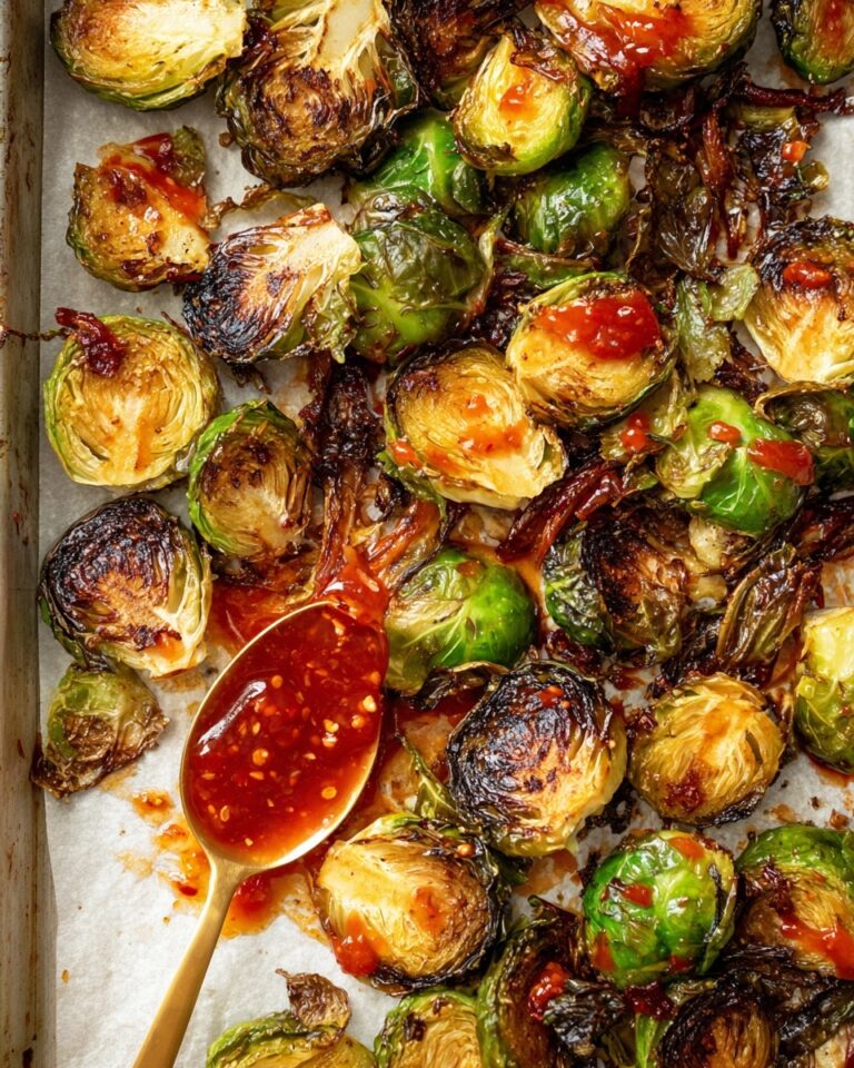 Copycat Longhorn Steakhouse Brussels Sprouts with Brown Sugar Chili Glaze Air Fryer Recipe