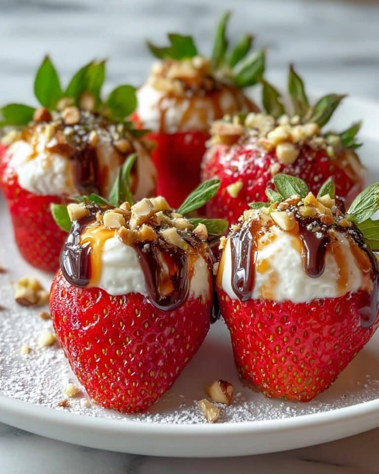 Cheesecake Stuffed Strawberries Recipe