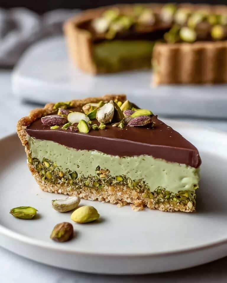 Chocolate Pistachio Tart: An Elegant and Decadent Dessert Recipe