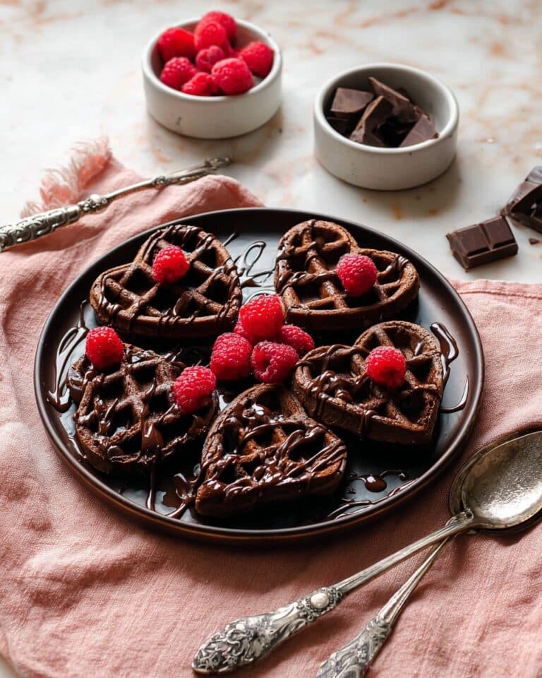 Light and Crispy Chocolate Waffles Recipe