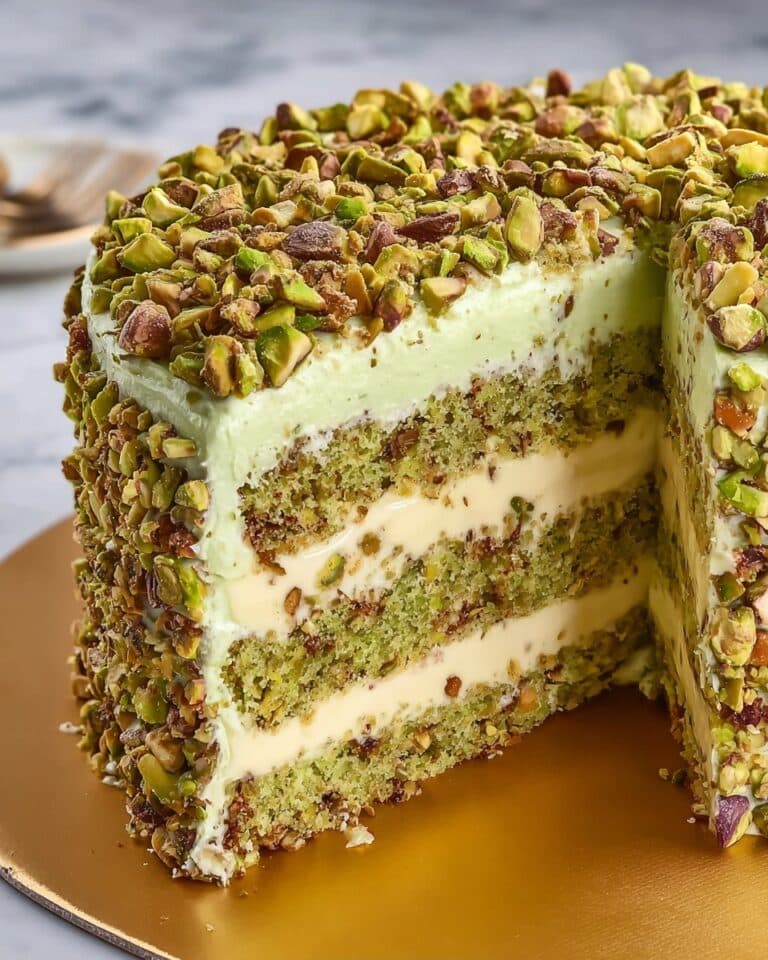 Pistachio Mascarpone Layer Cake: A Dreamy Delight Recipe