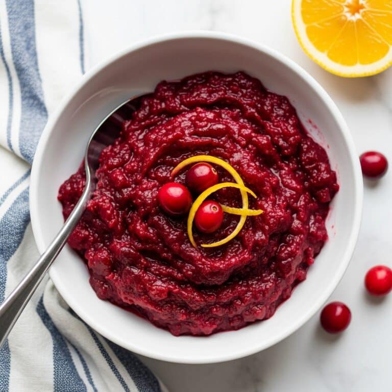 Cranberry Sauce with Orange Juice and Maple Syrup Recipe