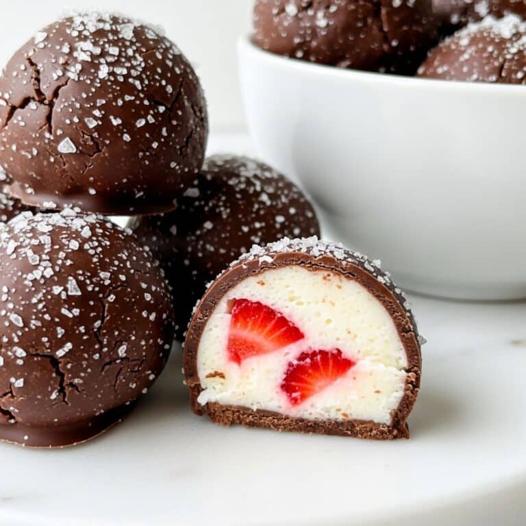 Chocolate Strawberry Frozen Yogurt Bites Recipe