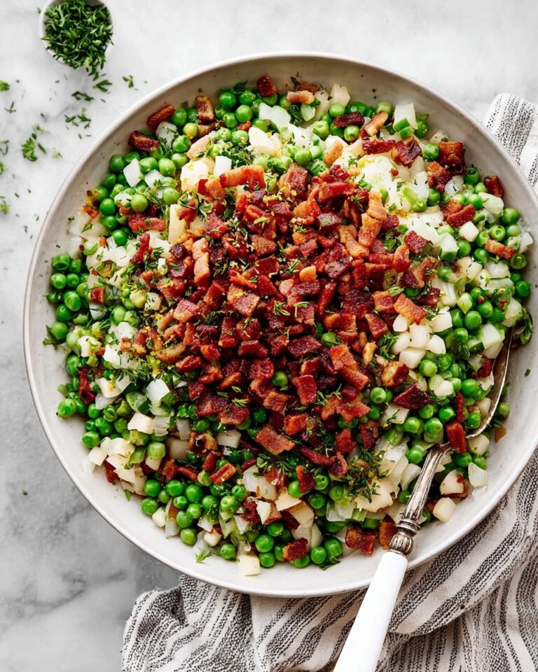 Thanksgiving Peas with Pancetta, Pears, and Lemon Zest Recipe