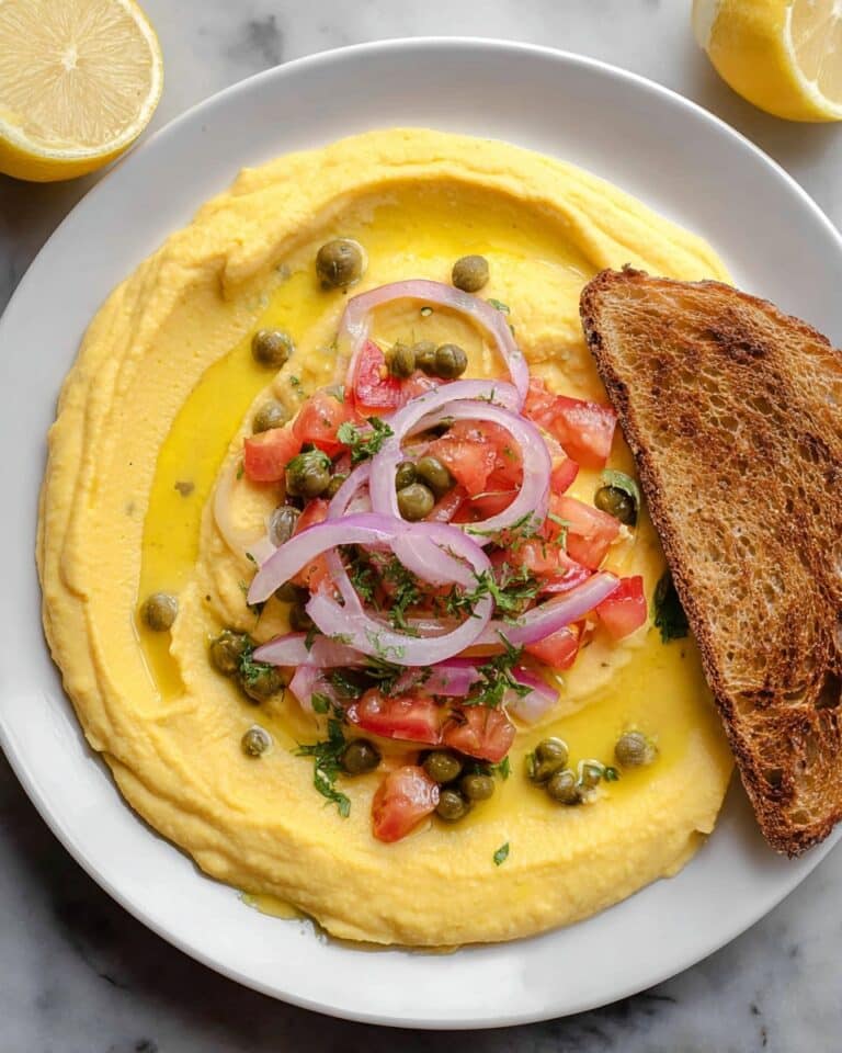 Greek Fava – Yellow Split Peas Dip Recipe