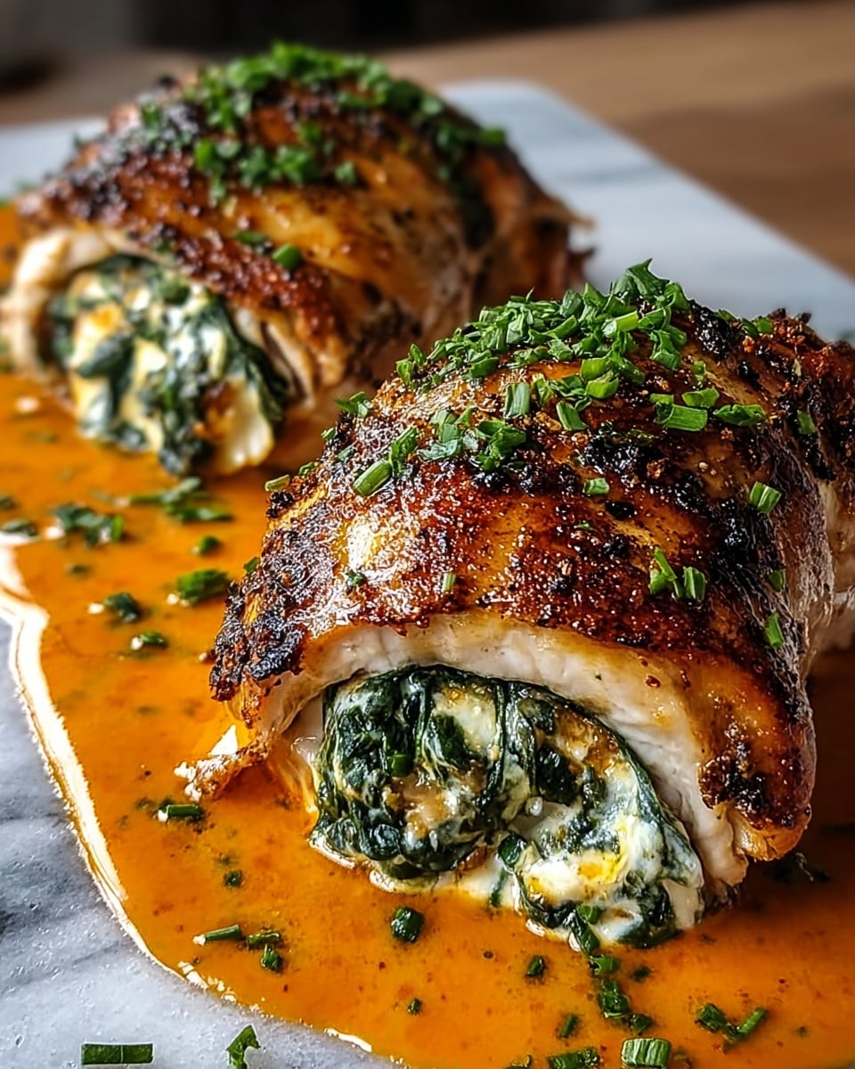 A round white plate lined with parchment paper holds a pile of golden-brown roasted cauliflower pieces, each with a crispy, slightly charred texture. The cauliflower is garnished with bright green sliced scallions and sprinkled with white sesame seeds. To the side, there is a small white bowl filled with dark soy-based dipping sauce, topped with scattered sesame seeds and tiny red chili flakes. The plate is set on a white marbled textured surface, highlighting the vibrant colors of the dish. photo taken with an iphone --ar 4:5 --v 7