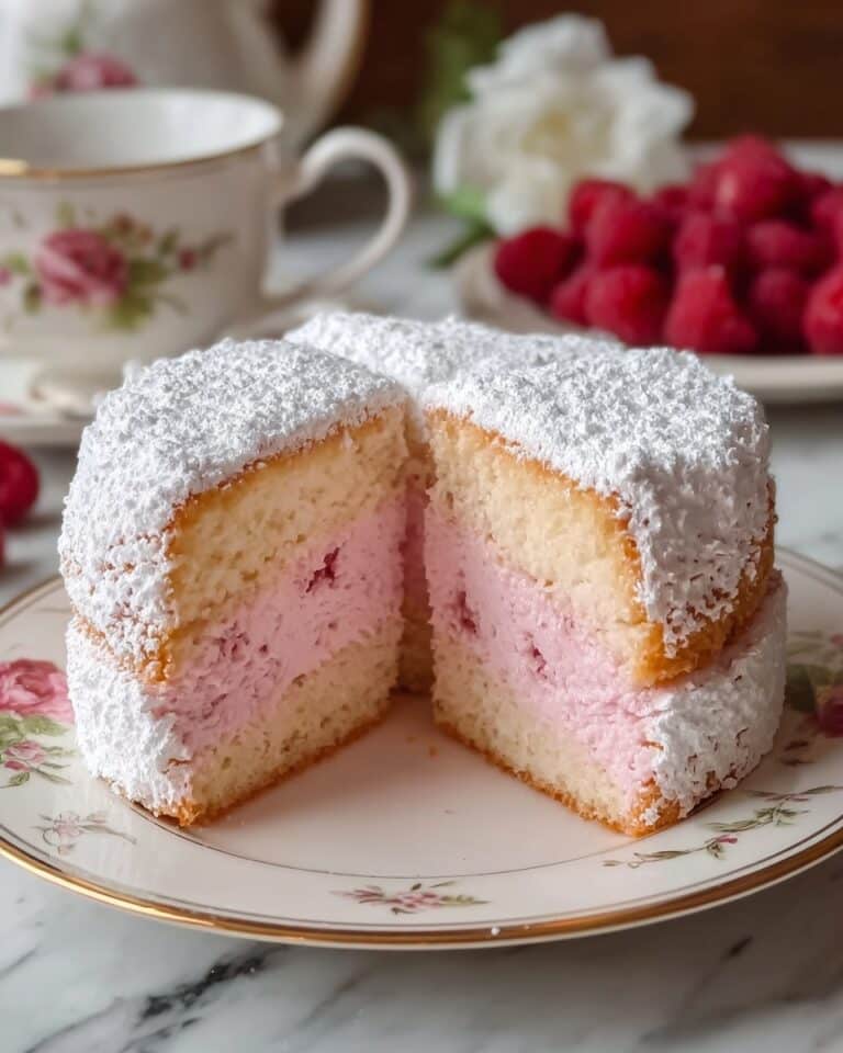 Raspberry Angel Food Cake Recipe